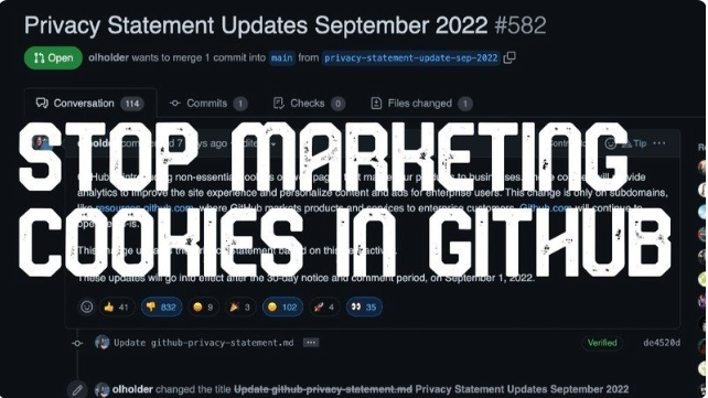 GitHub の新しいプライバシーポリシー：Tracking Cookie への反発で大騒動 – IoT OT Security News
