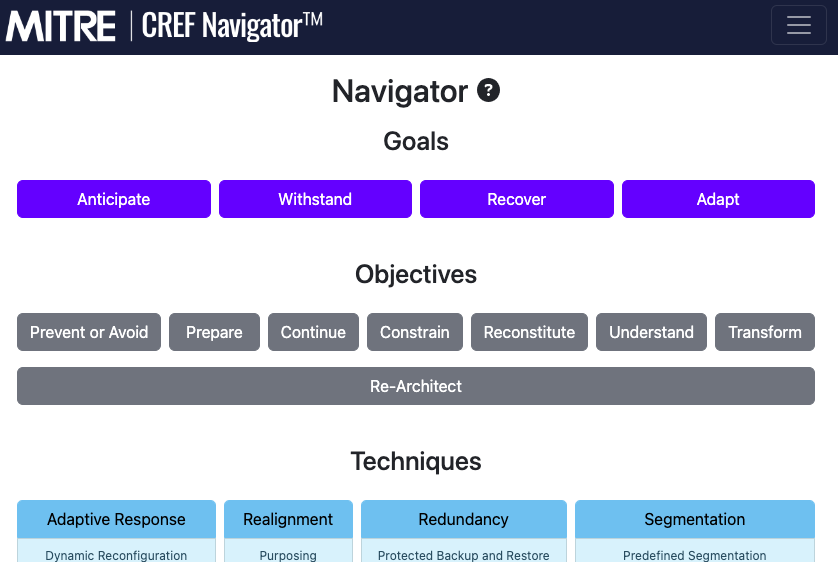 MITRE が CREF Navigator を発表：レジリエンス・システムの設計をサポート – IoT OT Security News